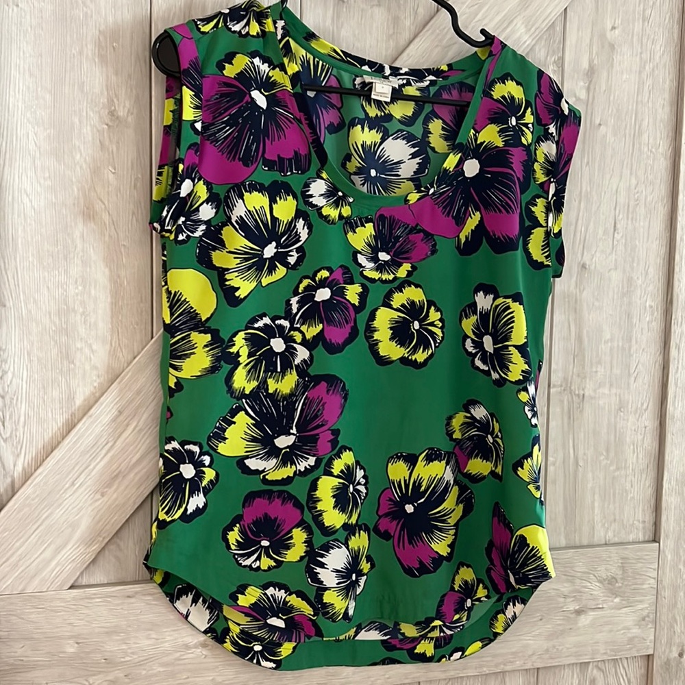 J.Crew Floral blouse